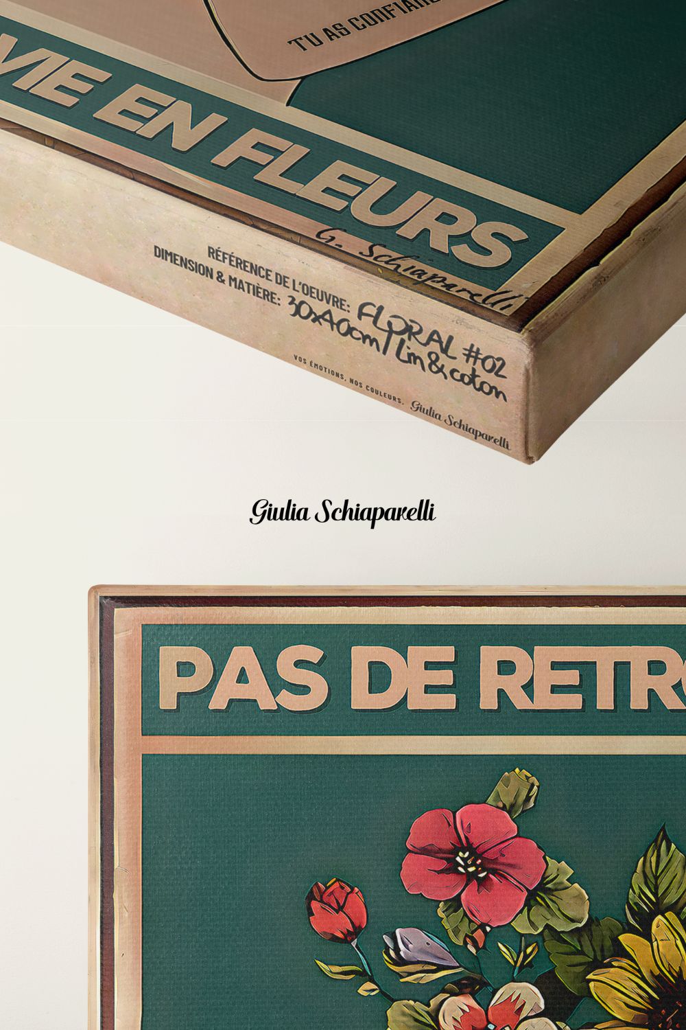 Sin espejos retrovisores, veo la vida en flores