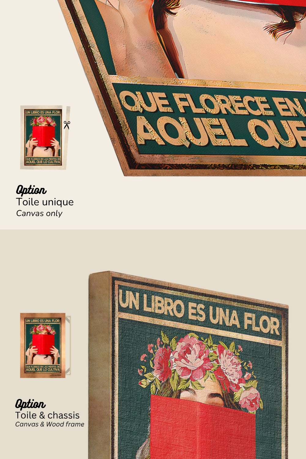 Un libro es una flor que florece de las mentes de aquel que lo cultiva