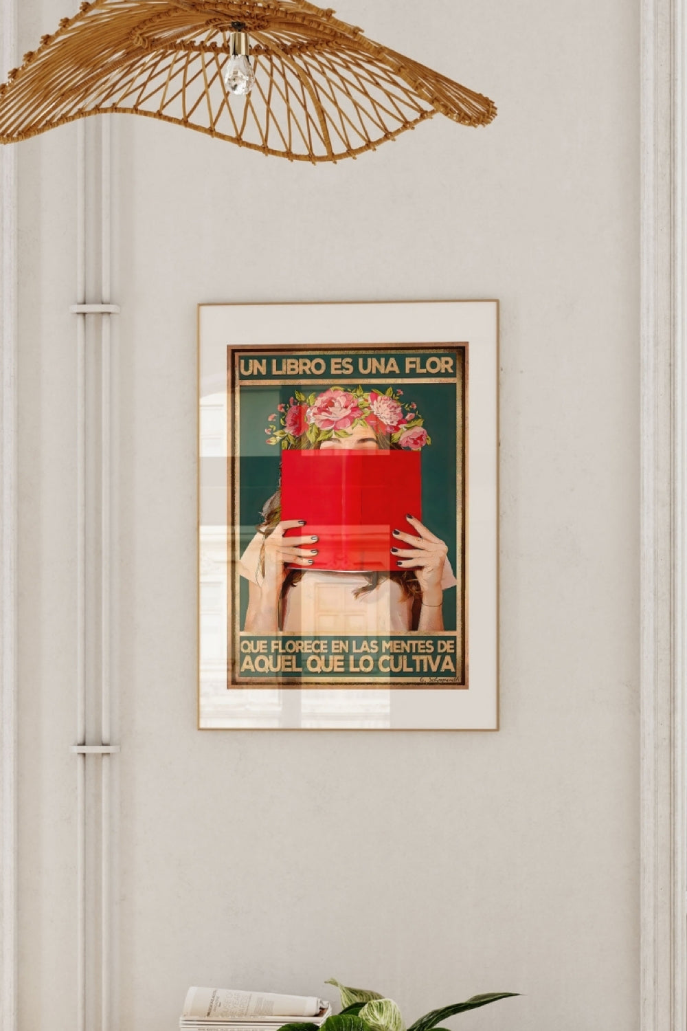Un libro es una flor que florece de las mentes de aquel que lo cultiva