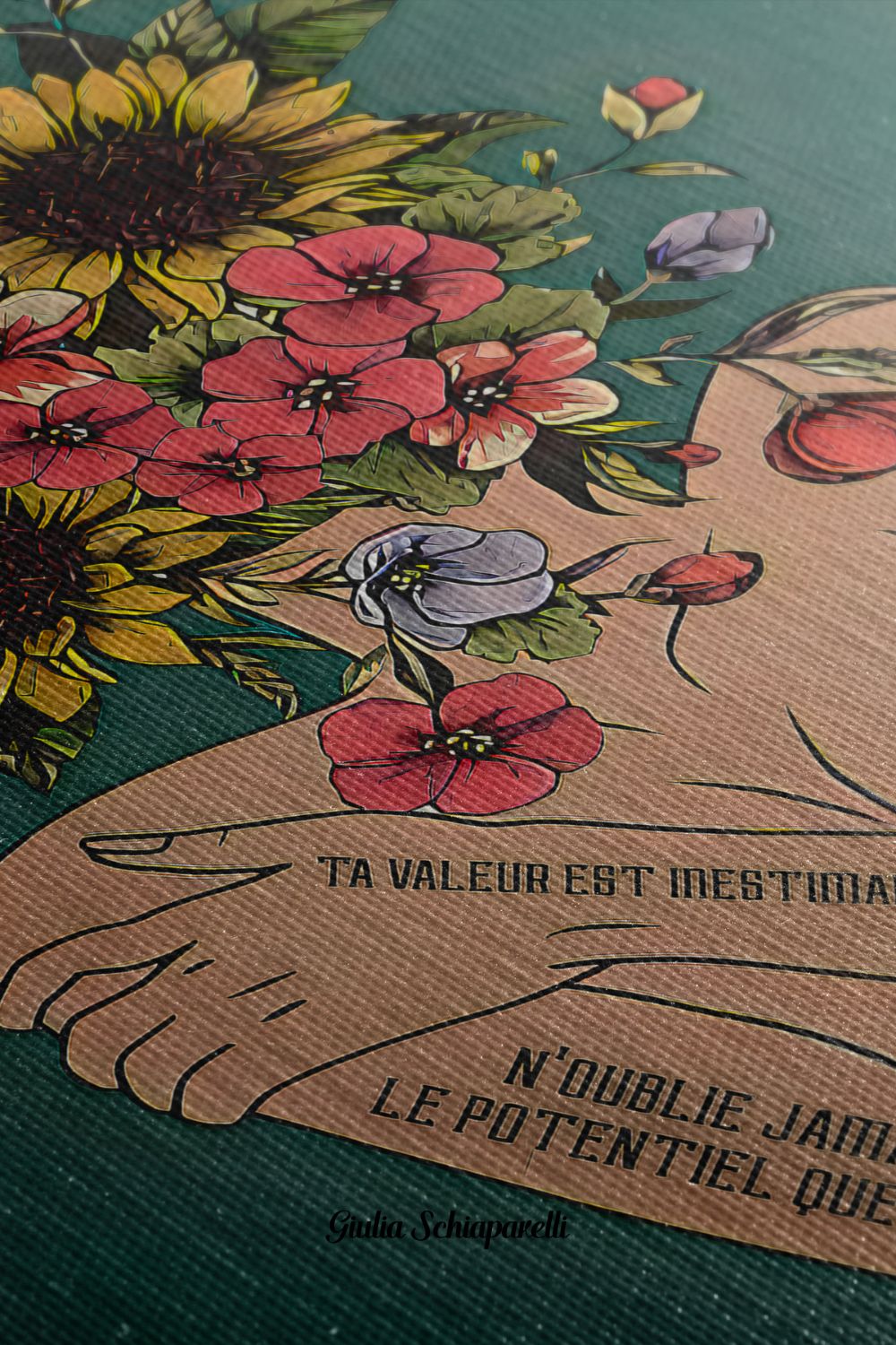 Sin espejos retrovisores, veo la vida en flores