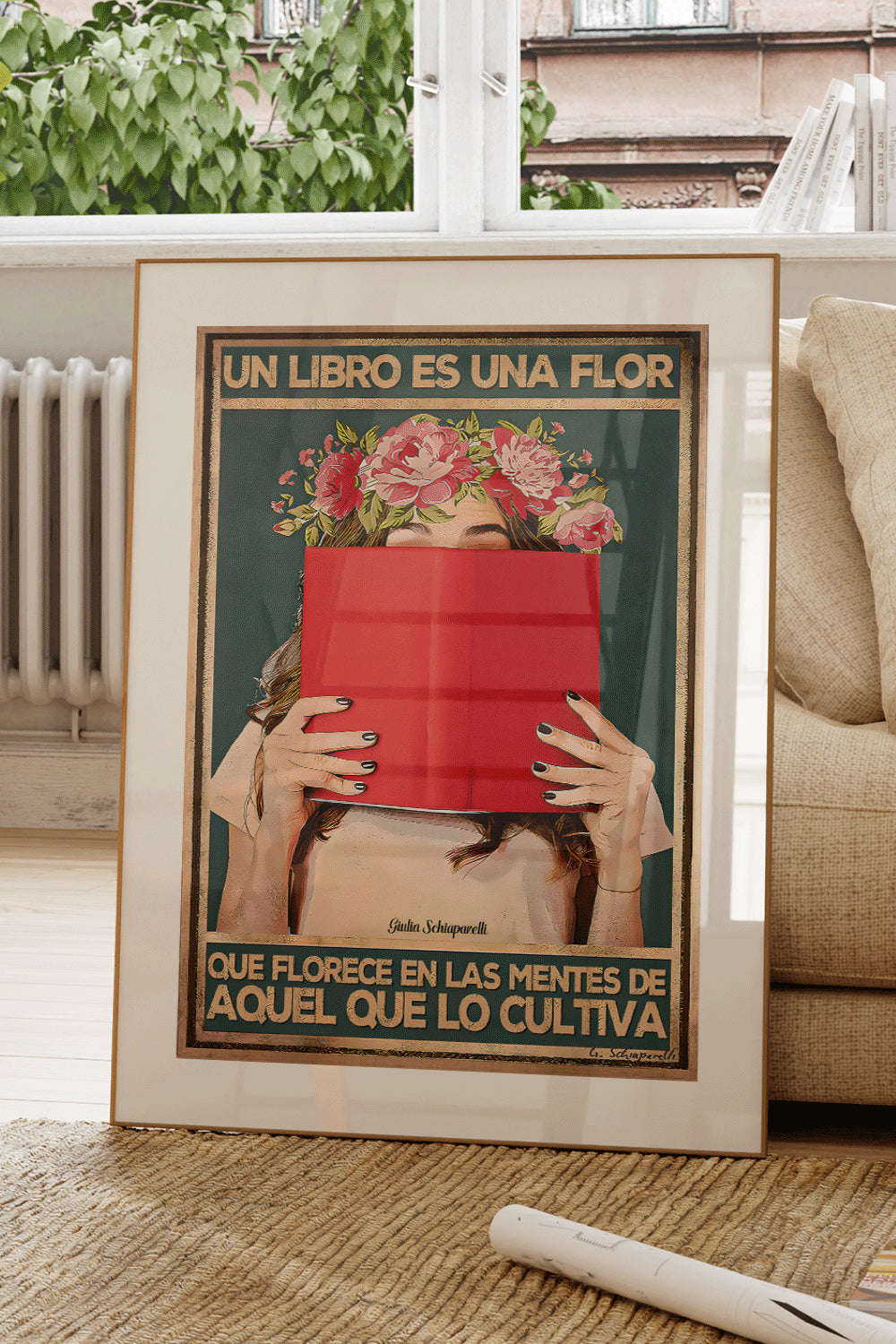 Un libro es una flor que florece de las mentes de aquel que lo cultiva