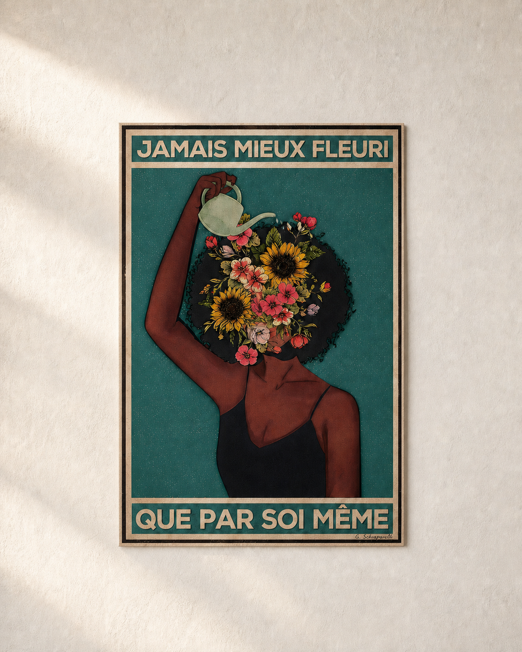 TEST COTON-LIN SANS CADRE — Jamais mieux fleuri que par soi-même