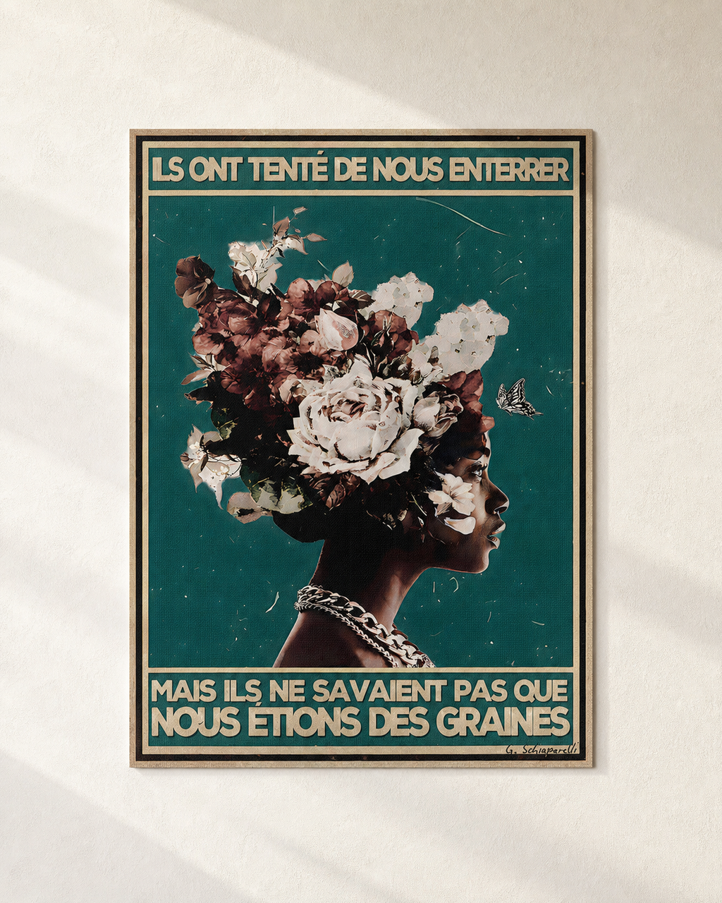 TEST COTON-LIN SANS CADRE — Ils ont tenté de nous enterrer, mais ils ne savaient pas que nous étions des graines
