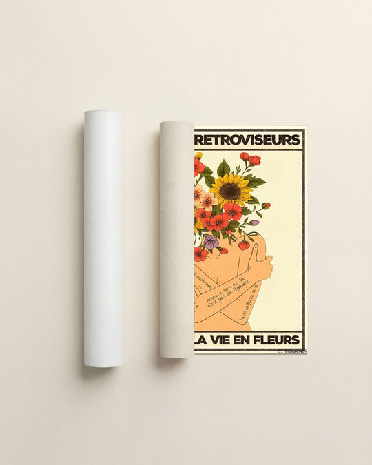 Sin retrovisores, veo la vida en flores 