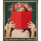 Canvas - Geen spiegels, ik zie het leven in bloemen 