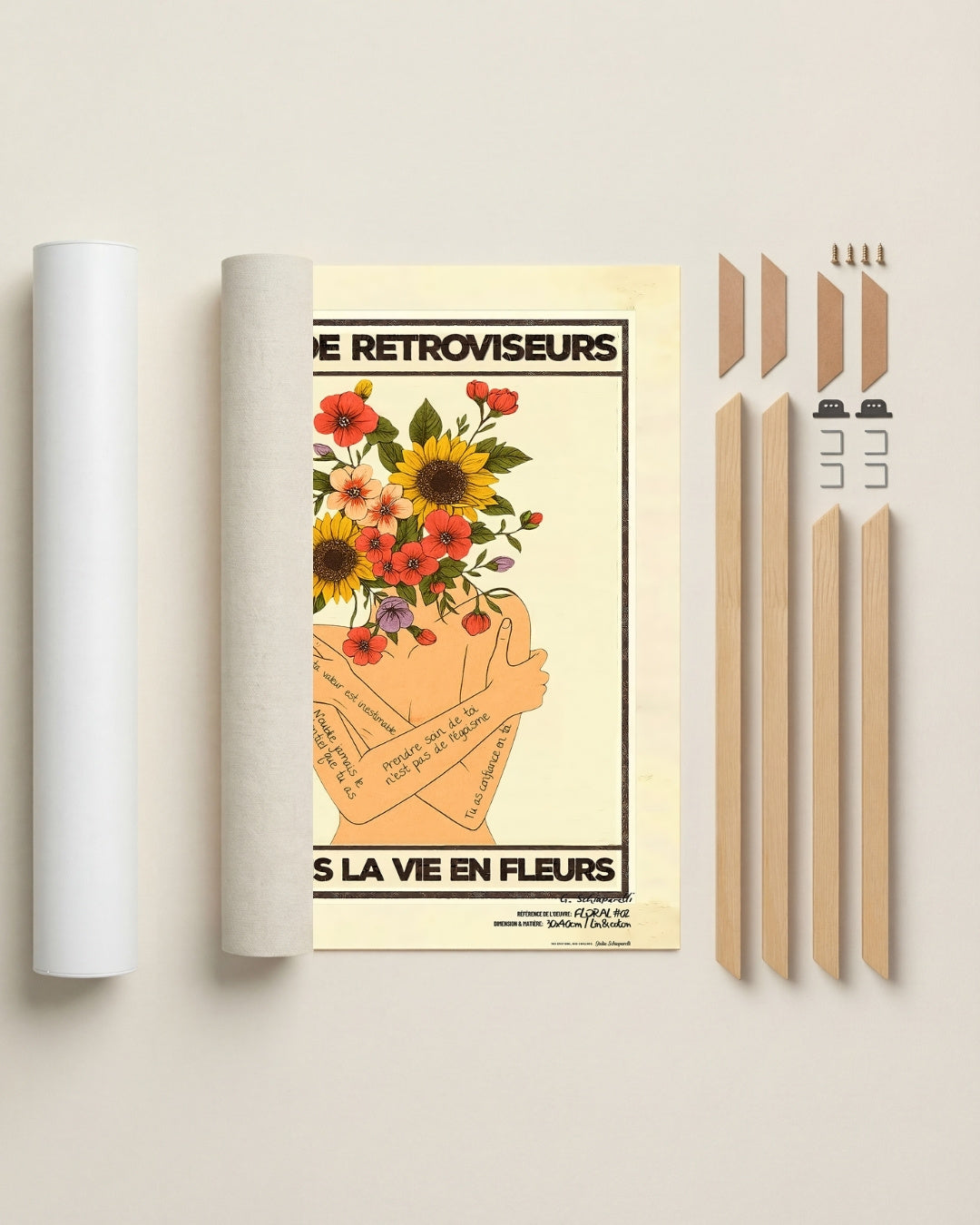 Sin retrovisores, veo la vida en flores 