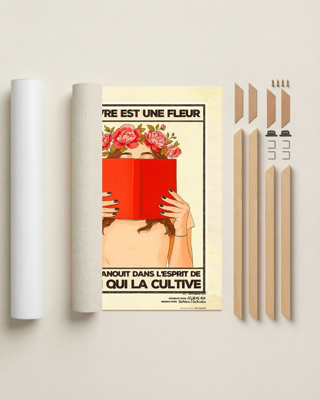 A book is a flower that blooms in the mind of the one who cultivates it 