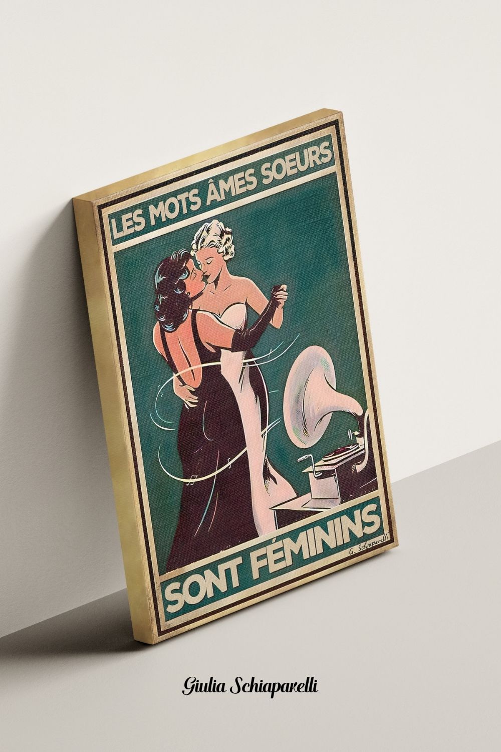 Die Worte Seelenverwandte sind feminin 