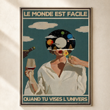 TEST COTON-LIN SANS CADRE — Le monde est facile quand tu vises l’univers