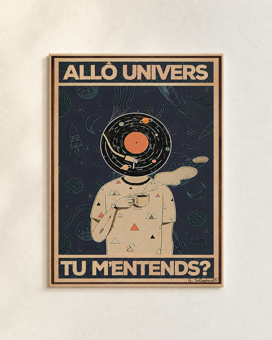 TEST COTON-LIN SANS CADRE — Allô univers, tu m’entends ?