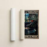 I have a therapist, her name is music
