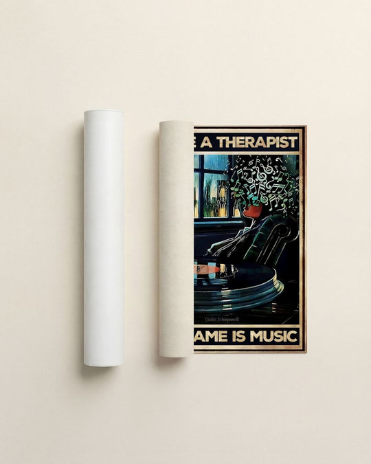 I have a therapist, her name is music