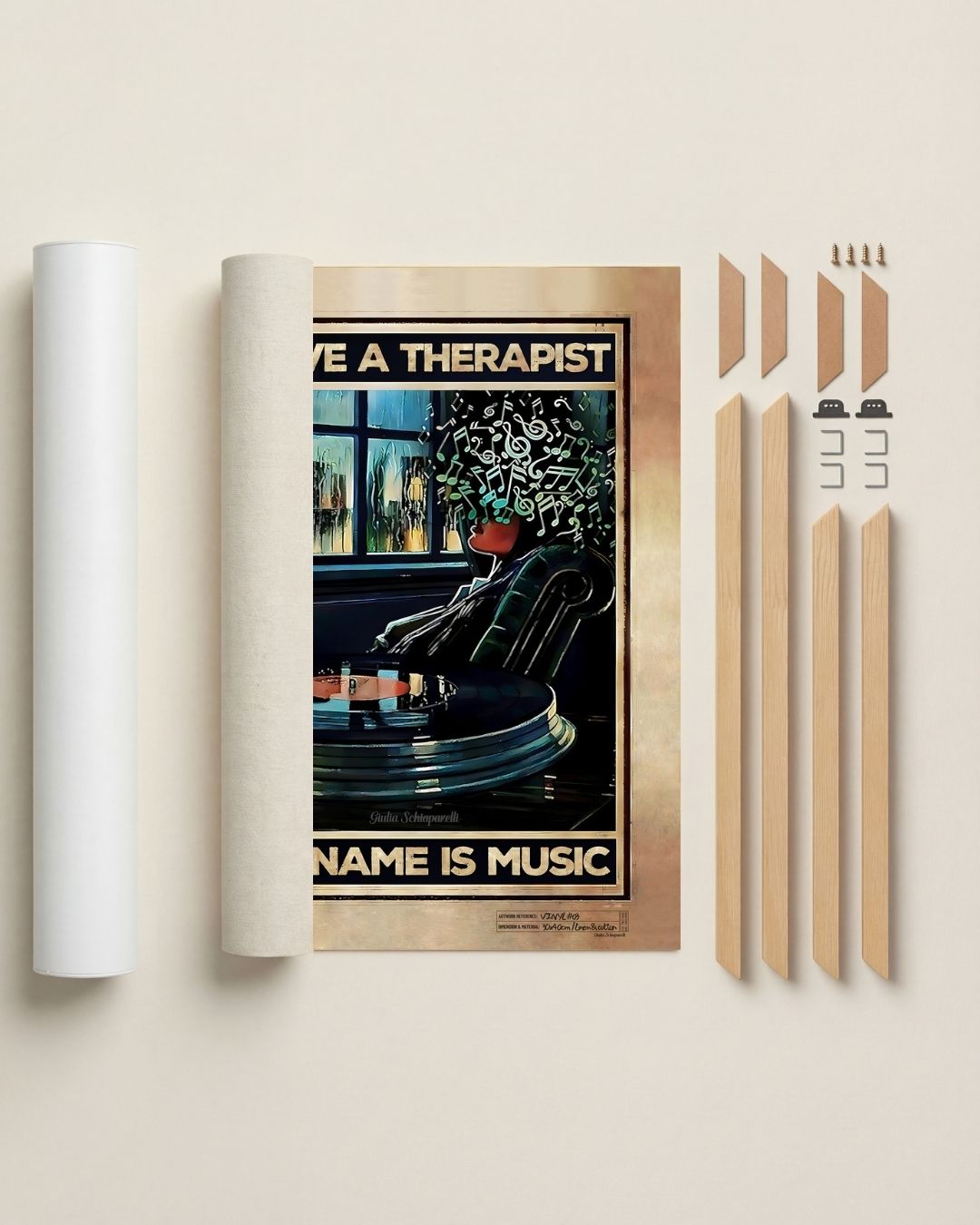 I have a therapist, her name is music