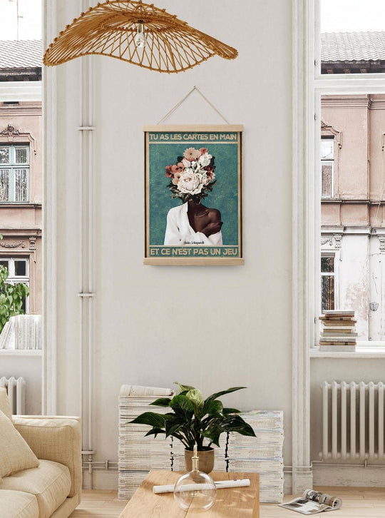 Toile - Du hast die Karten in der Hand und es ist kein Spiel 
