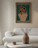 Keine Rückspiegel, ich sehe das Leben in Blumen 