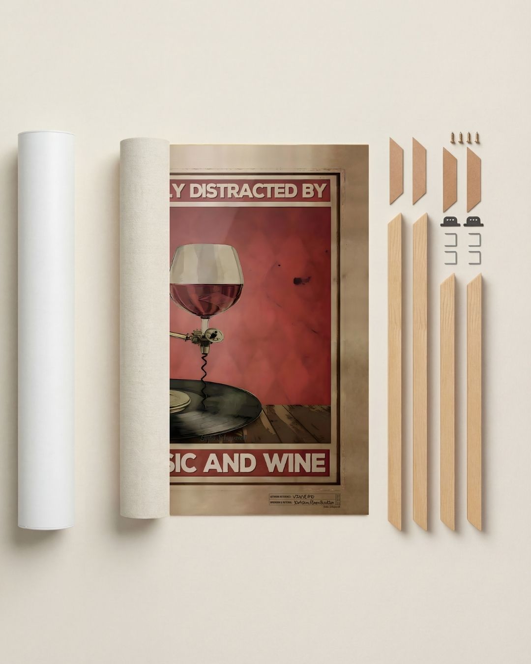 Easily distracted by music and wine