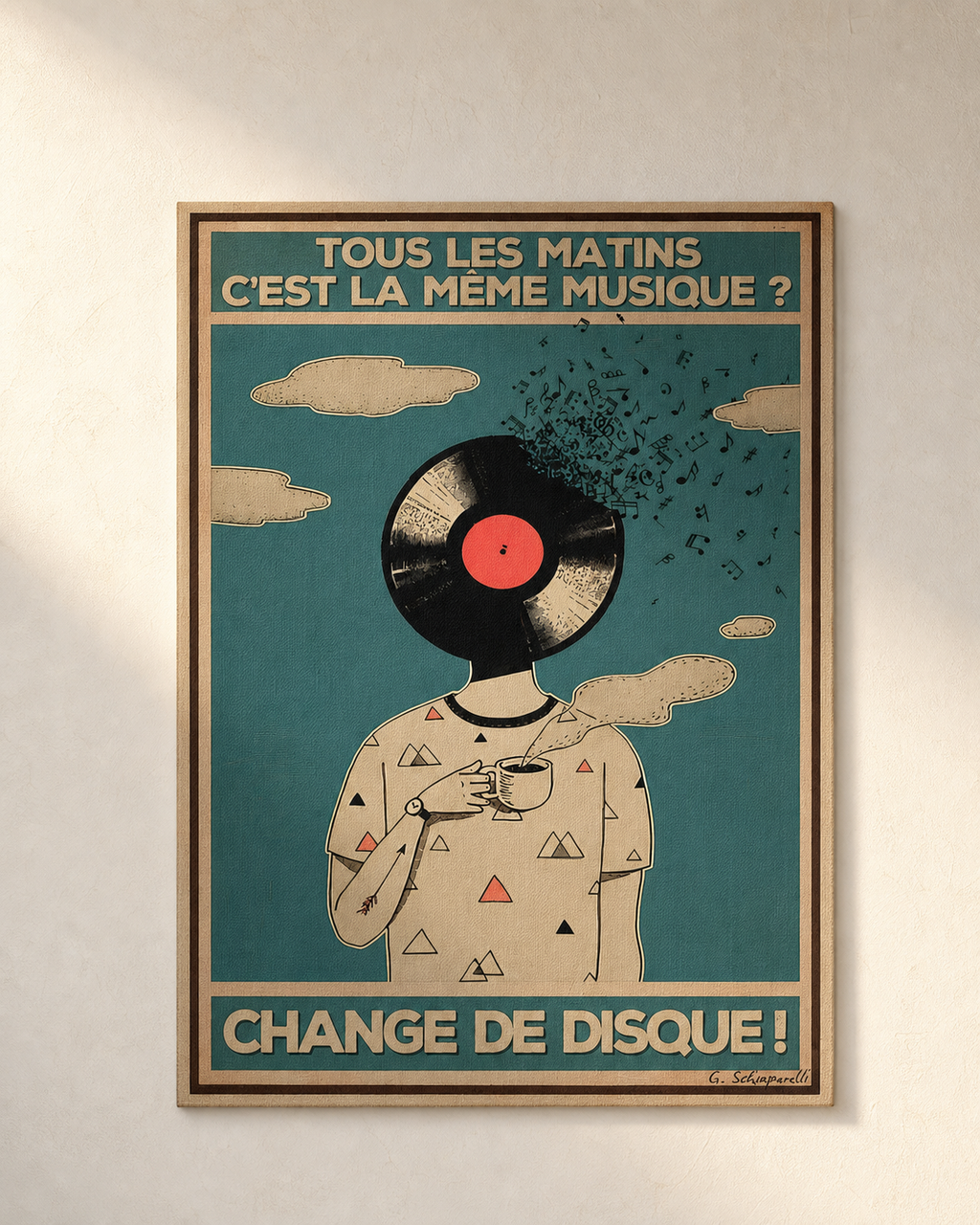 TEST COTON-LIN SANS CADRE — Tous les matins, c’est la même musique ? Change de disque !