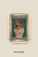 Sin espejos retrovisores, veo la vida en flores 