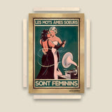 Les mots âmes soeurs sont féminins