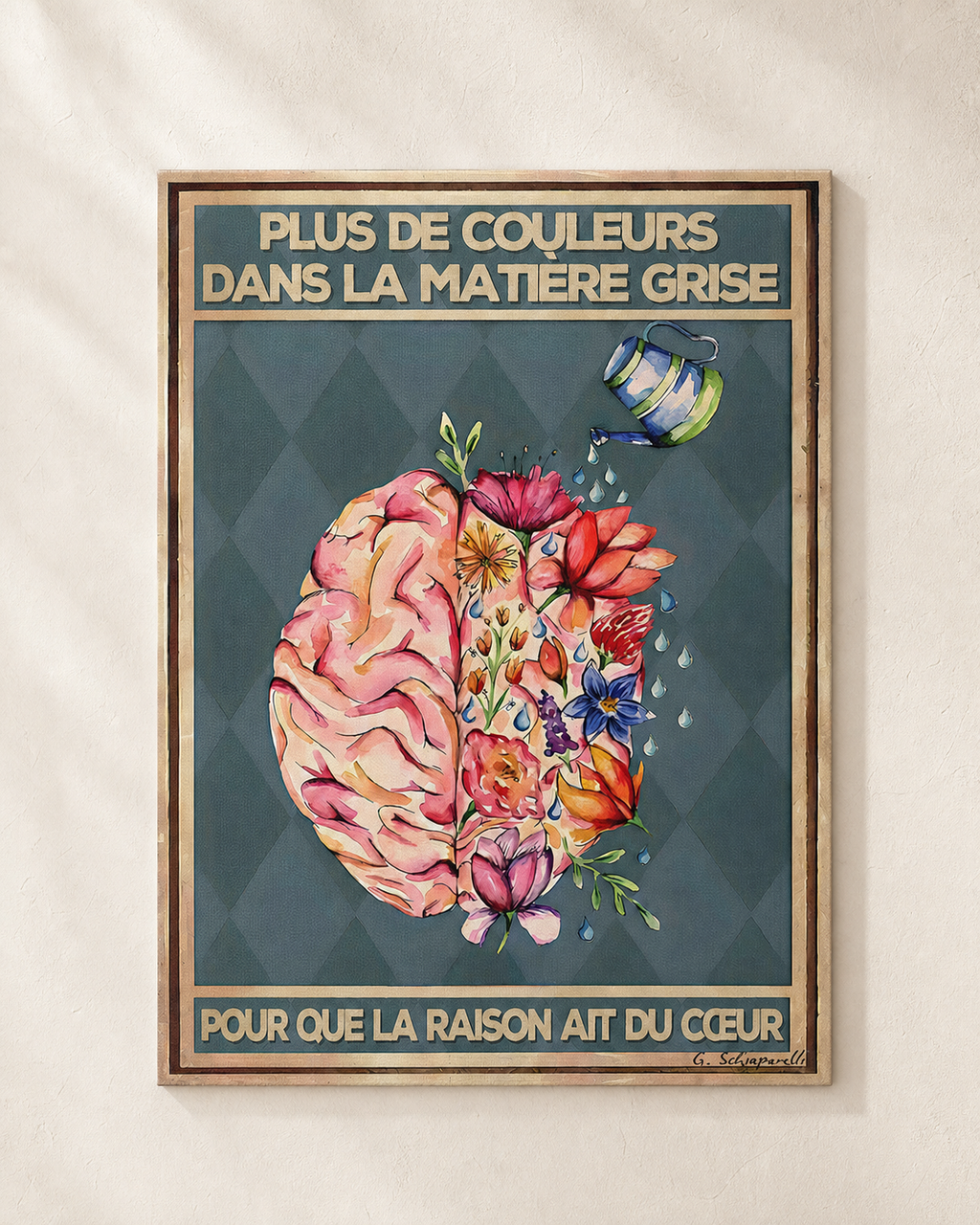 TEST COTON-LIN SANS CADRE — Plus de couleurs dans la matière grise, pour que la raison ait du cœur