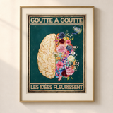 Mock-up van het canvas « Druppel voor druppel bloeien ideeën » — testvoorbeeld