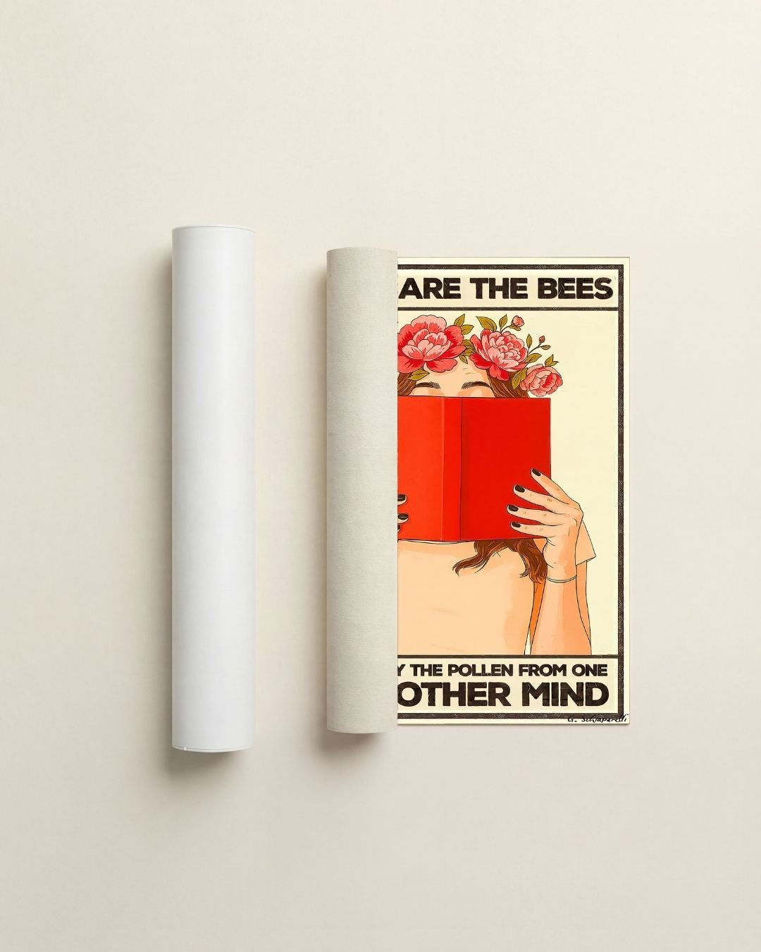Books are the bees which carry the pollen from one to another mind