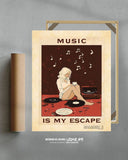 La música es mi escape 