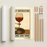 Easily distracted by music and wine — Crème & Sable