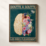 TEST COTON-LIN SANS CADRE — Goutte à goutte, les idées fleurissent
