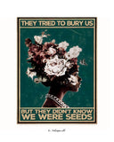 Sie versuchten, uns zu begraben, aber sie wussten nicht, dass wir Samen waren 