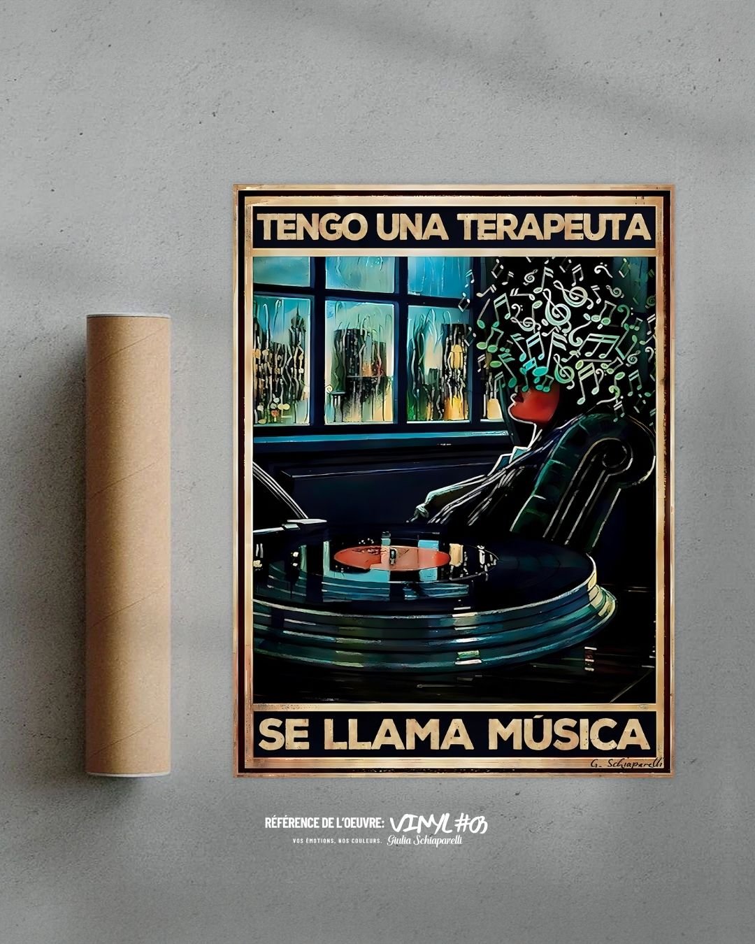 I have a therapist, her name is music 