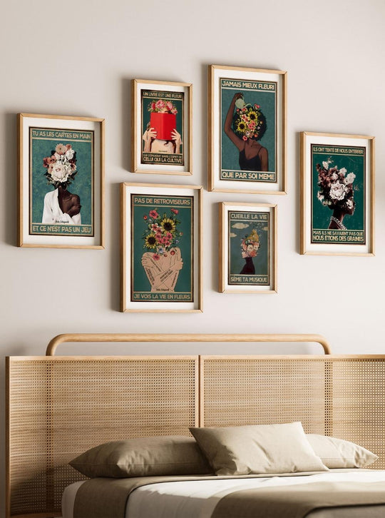 Leinwand - Pflücke das Leben, säe deine Musik 
