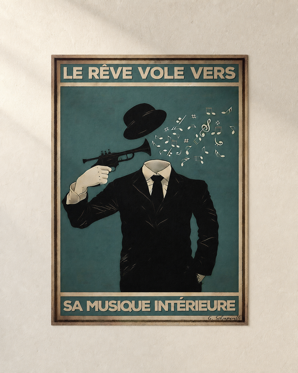 TEST COTON-LIN SANS CADRE — Jamais mieux fleuri — le rêve vole vers sa musique intérieure — que par soi-même