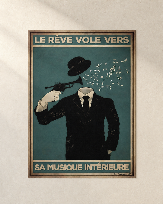 TEST COTON-LIN SANS CADRE — Jamais mieux fleuri — le rêve vole vers sa musique intérieure — que par soi-même