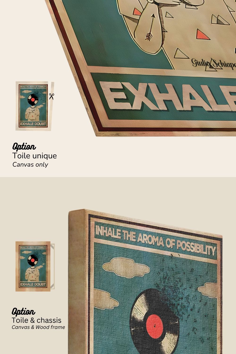 Inhala el aroma de la posibilidad, exhala la duda 