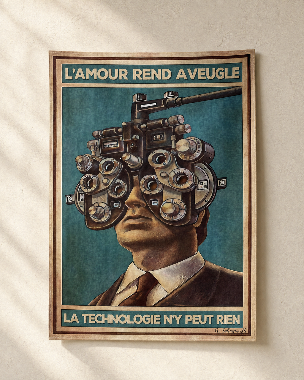 TEST COTON-LIN SANS CADRE — L’amour rend aveugle, la technologie n’y peut rien