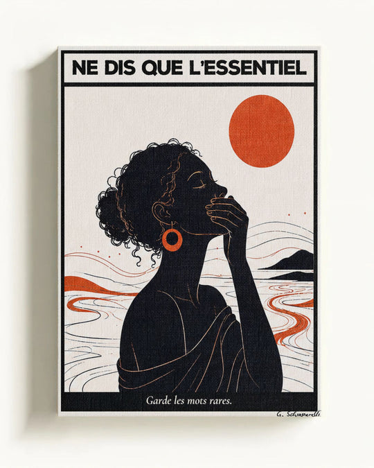 Say only what is essential, keep words rare 