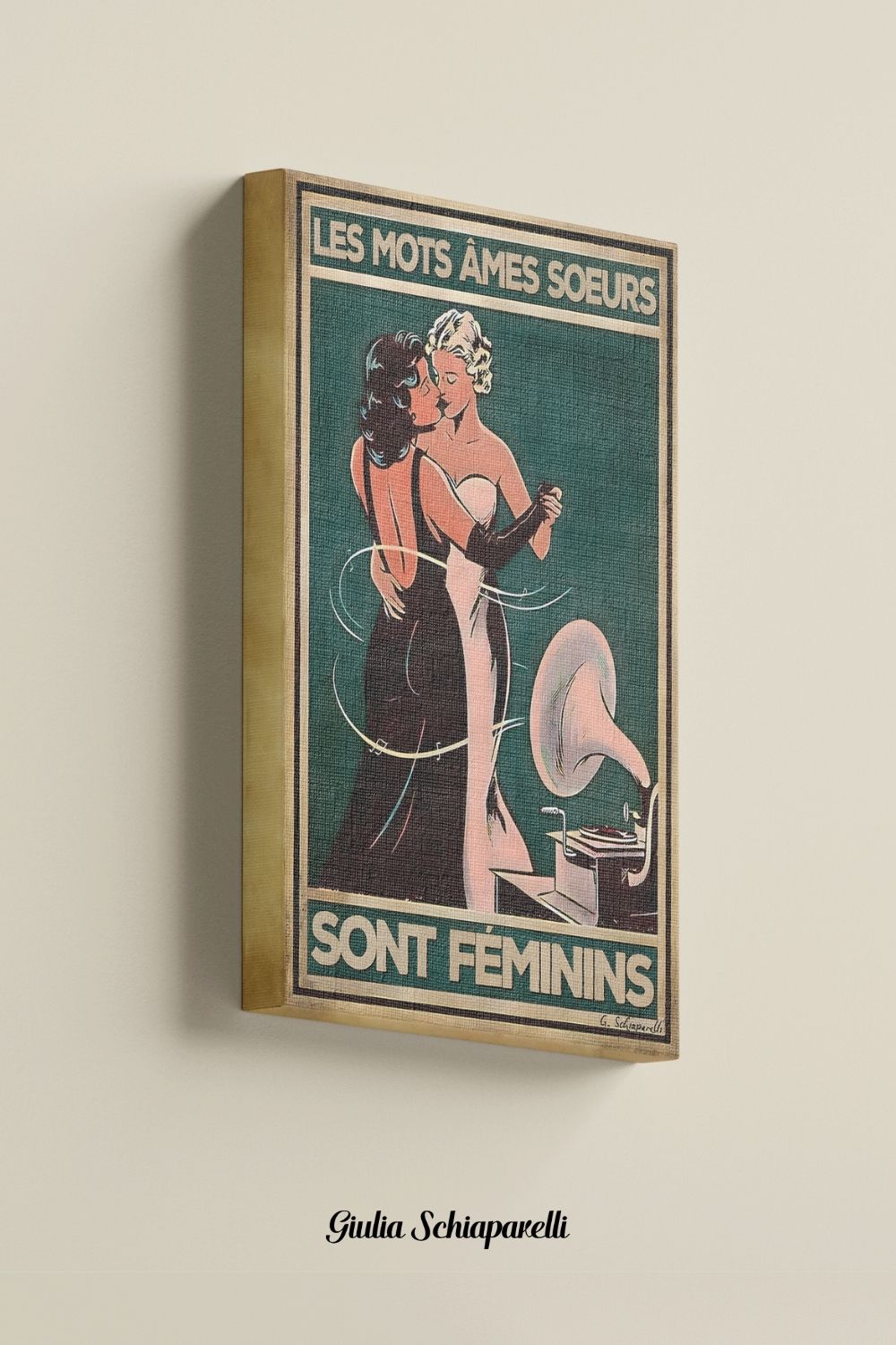 Die Worte Seelenverwandte sind feminin 