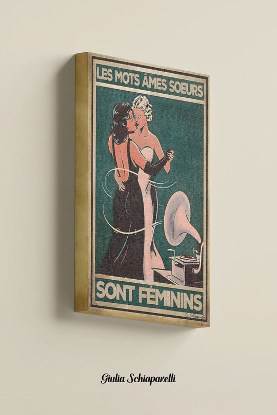 Die Worte Seelenverwandte sind feminin 