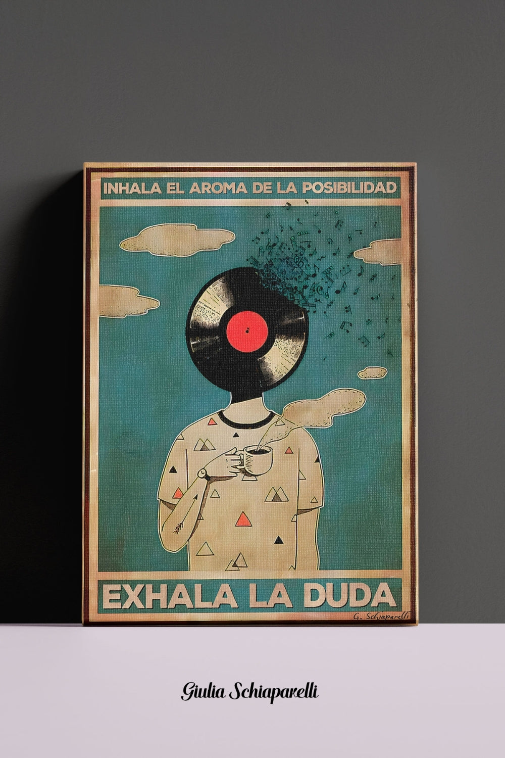 Inhala el aroma de la posibilidad exhala la duda 