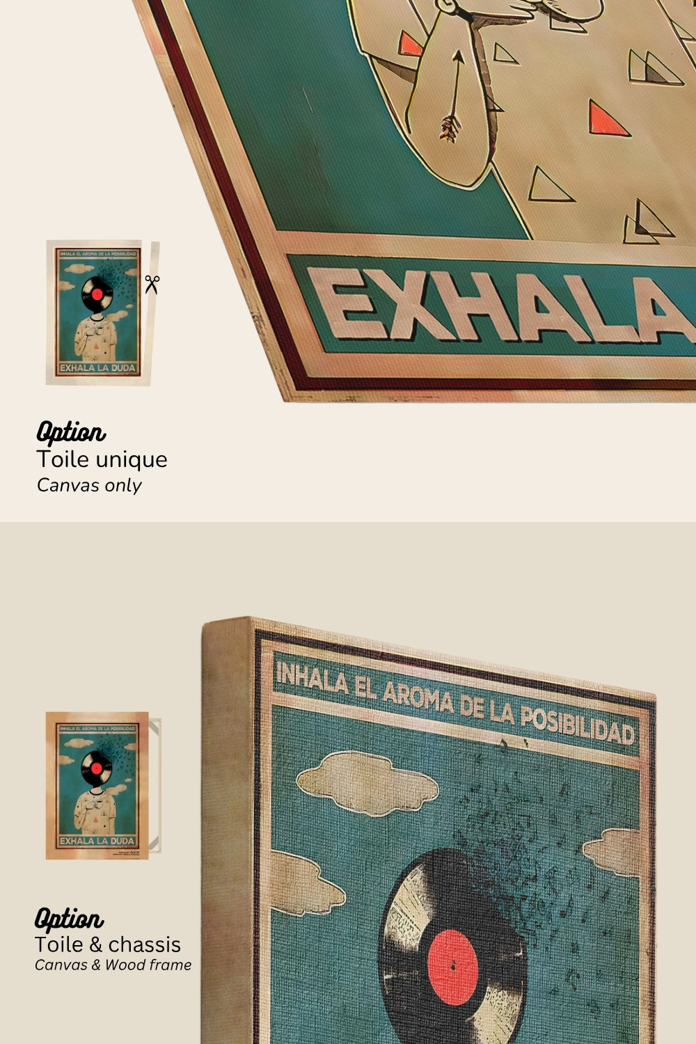 Inhala el aroma de la posibilidad exhala la duda 