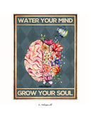 Bewässere deinen Geist, damit deine Seele wächst 