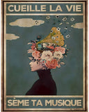 Gather life, sow your music 