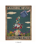 Lernen erschöpft den Geist niemals 