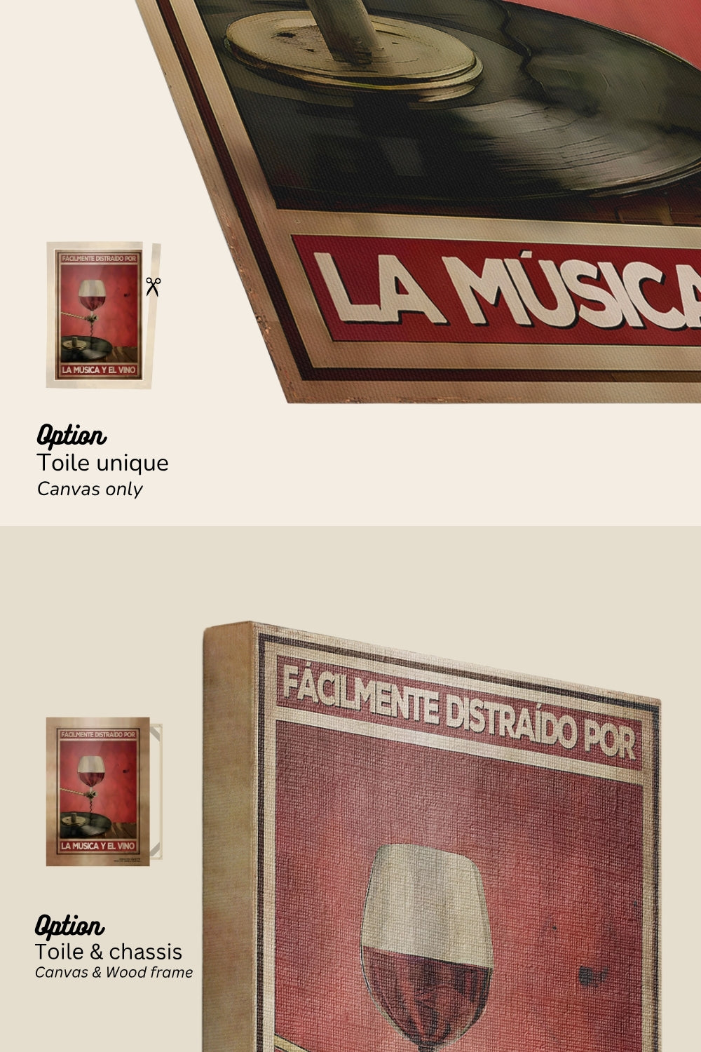 Fácilmente distraído por la música y el vino 