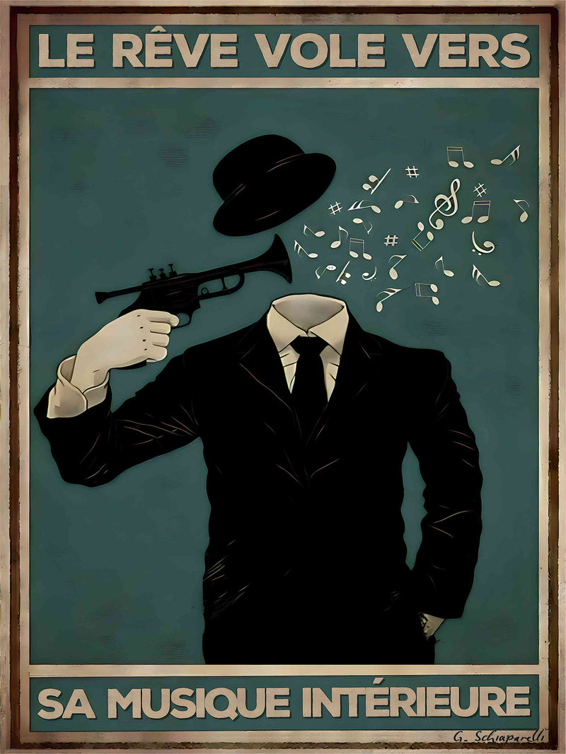 Der Traum fliegt zu seiner inneren Musik 