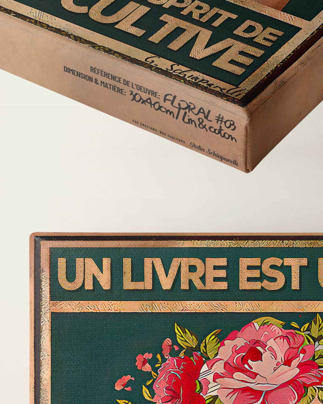 A book is a flower that blooms in the mind of the one who cultivates it 