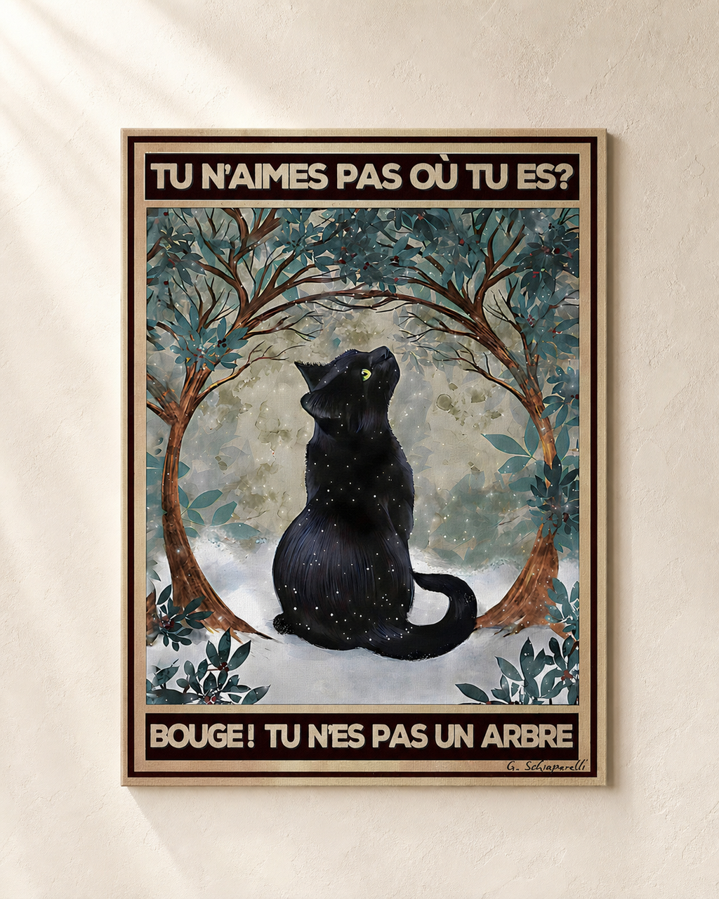 TEST COTON-LIN SANS CADRE — Tu n’aimes pas où tu es ? Bouge ! Tu n’es pas un arbre