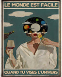 De wereld is gemakkelijk wanneer je het Universum nastreeft 