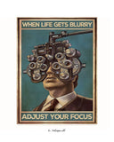 Wenn das Leben verschwommen wird, passe deinen Fokus an 